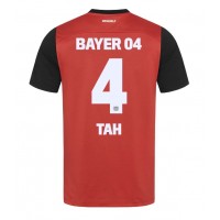 Dres Bayer Leverkusen Jonathan Tah #4 Domáci 2024-25 Krátky Rukáv